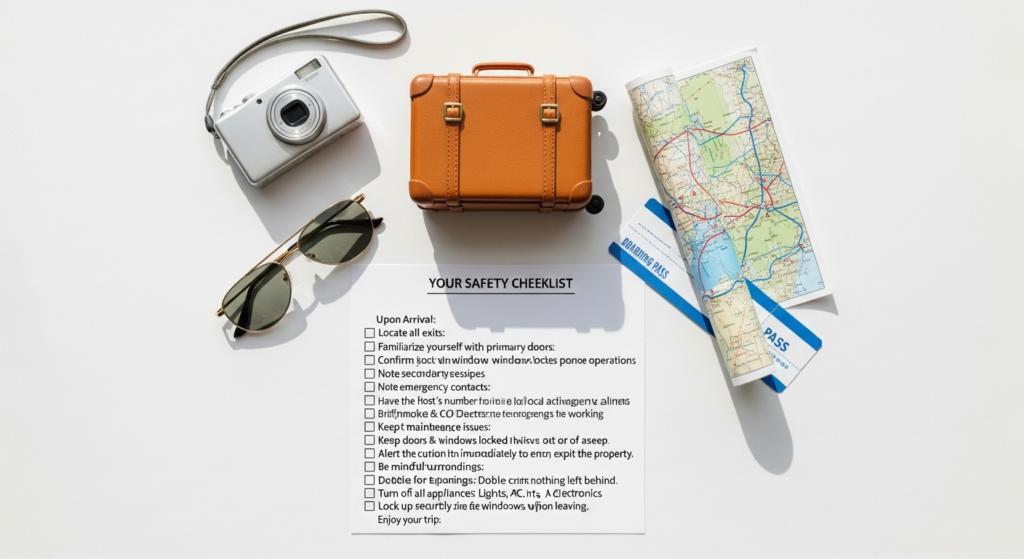 vacation rental safety tips checklist