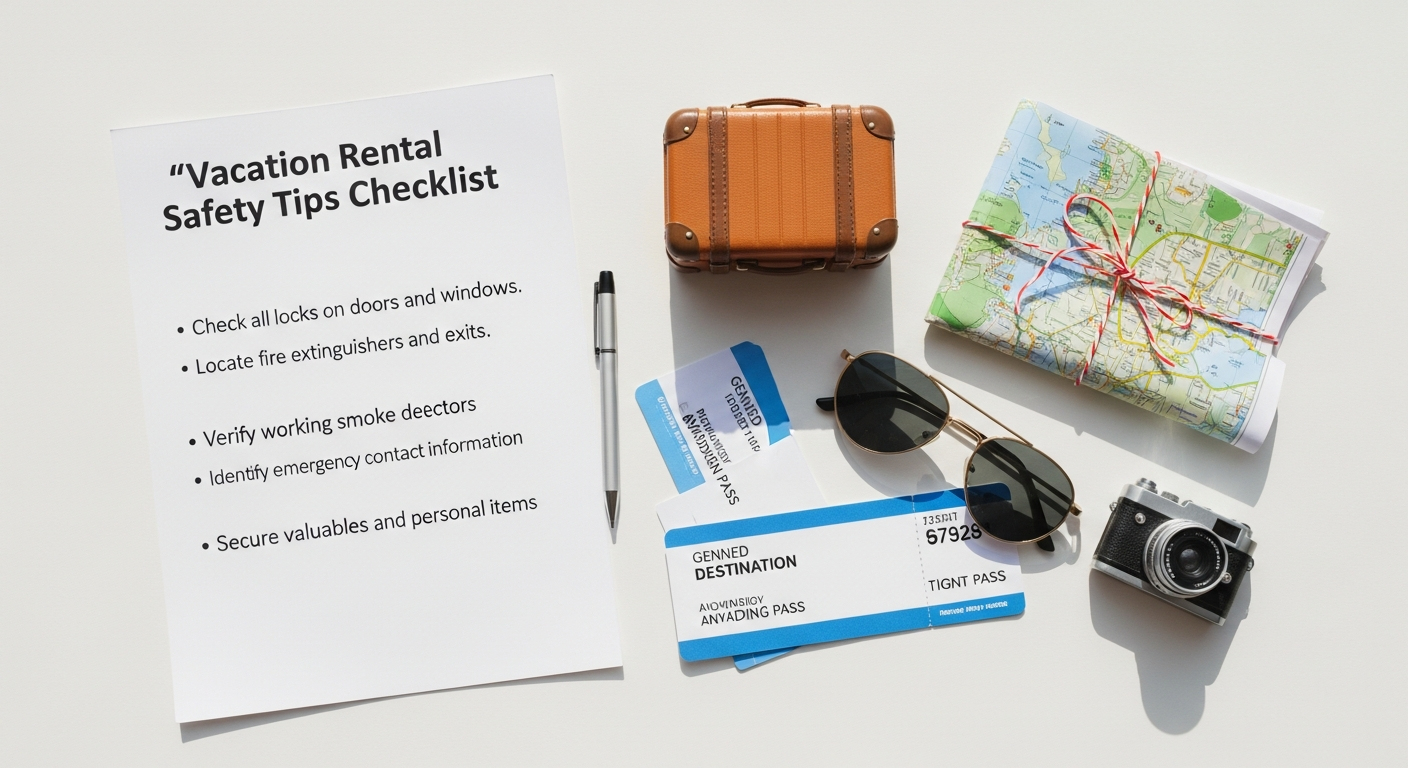 Vacation Rental Safety Tips Checklist