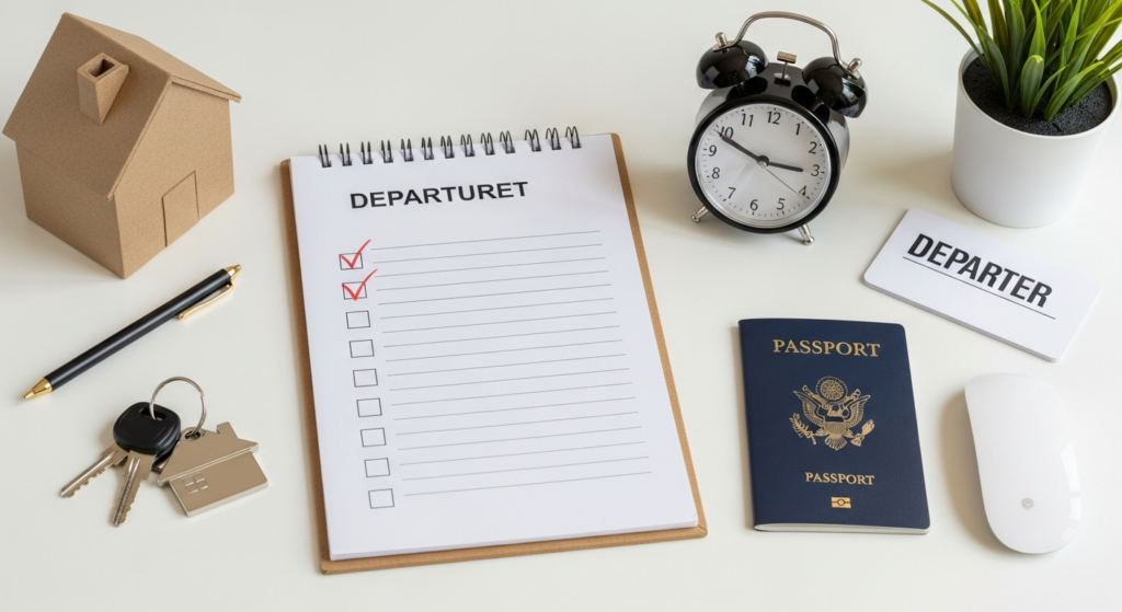 travel checklist before you leave home