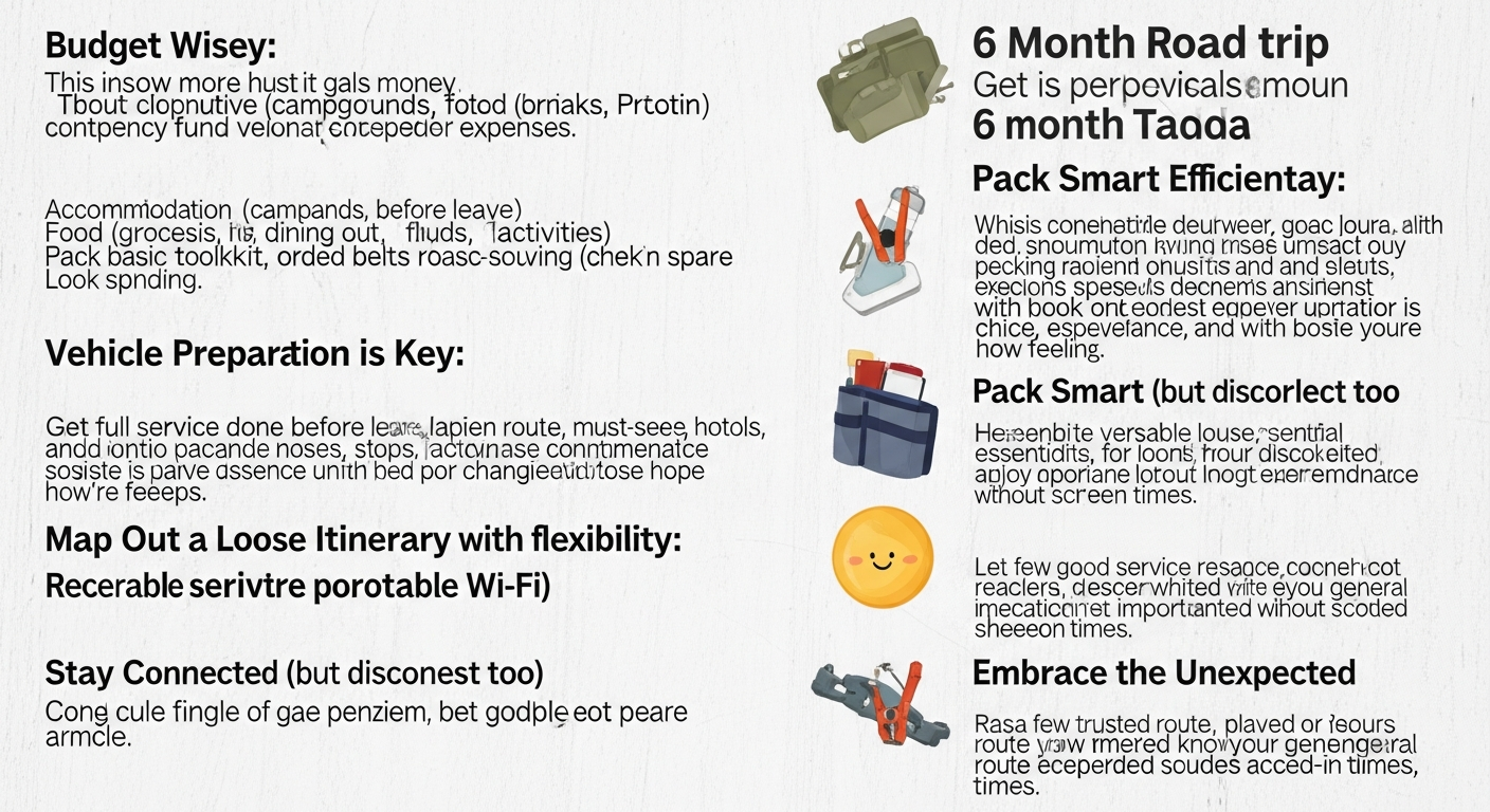 How To Prepare For A 6 Month Long Road Trip