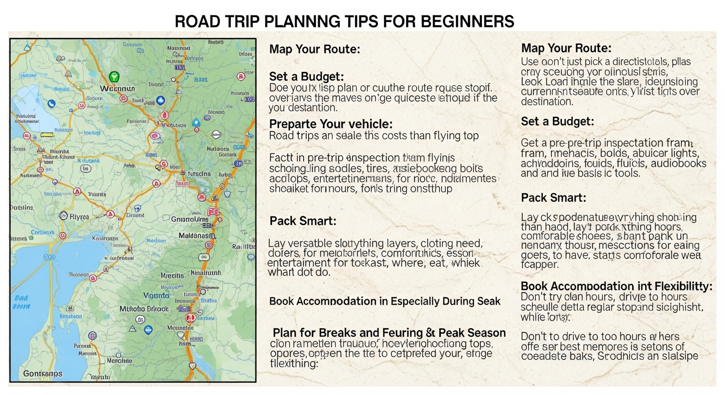 Road Trip Planning Tips For Beginners