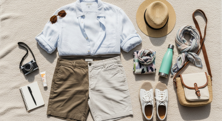 Summer travel style what to wear sightseeing
