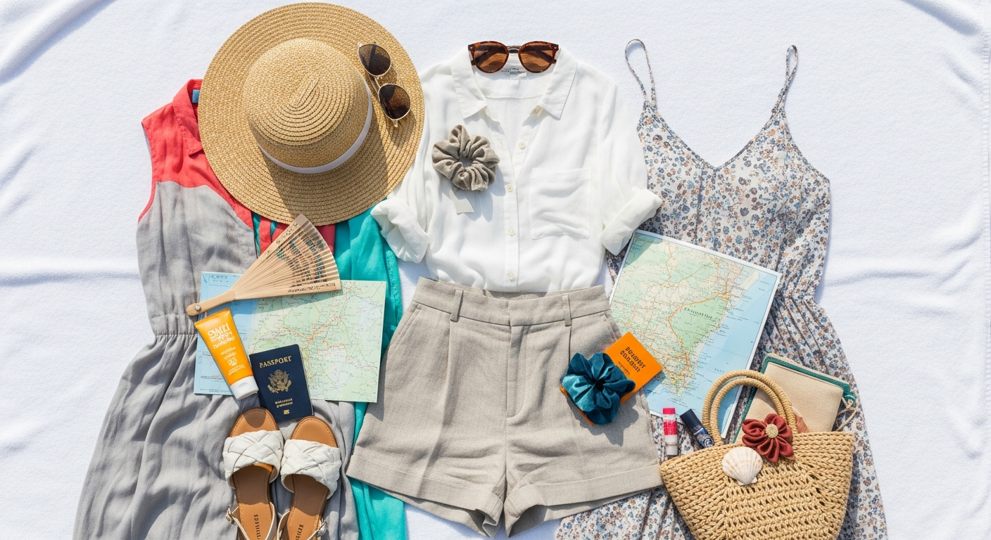 Summer Travel Style What To Wear Sightseeing