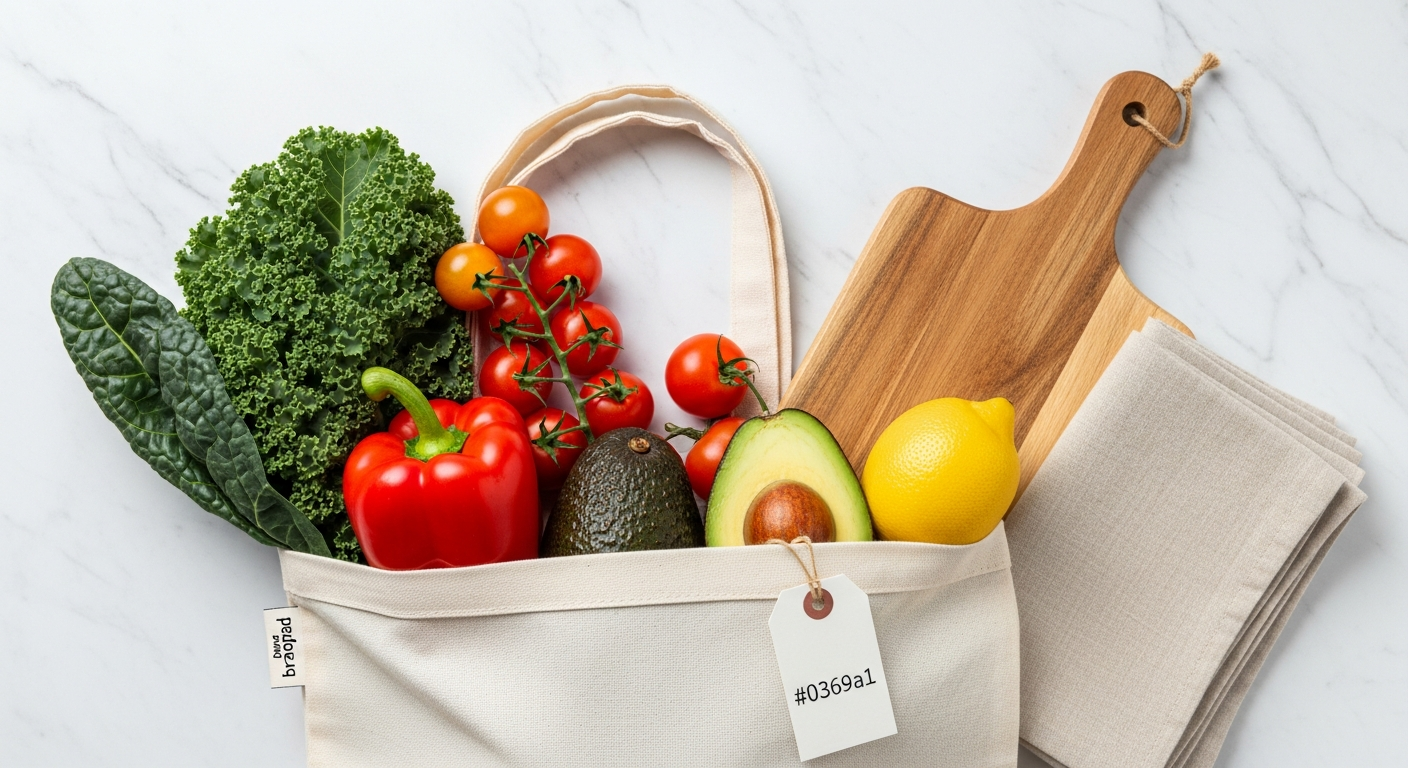 Traveler browsing fresh produce at a local farmers' market, supporting community engagement during a sustainable stay.