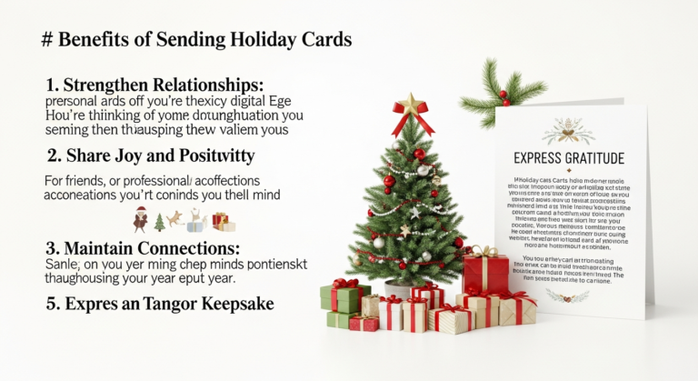 The benefits of sending holiday cards