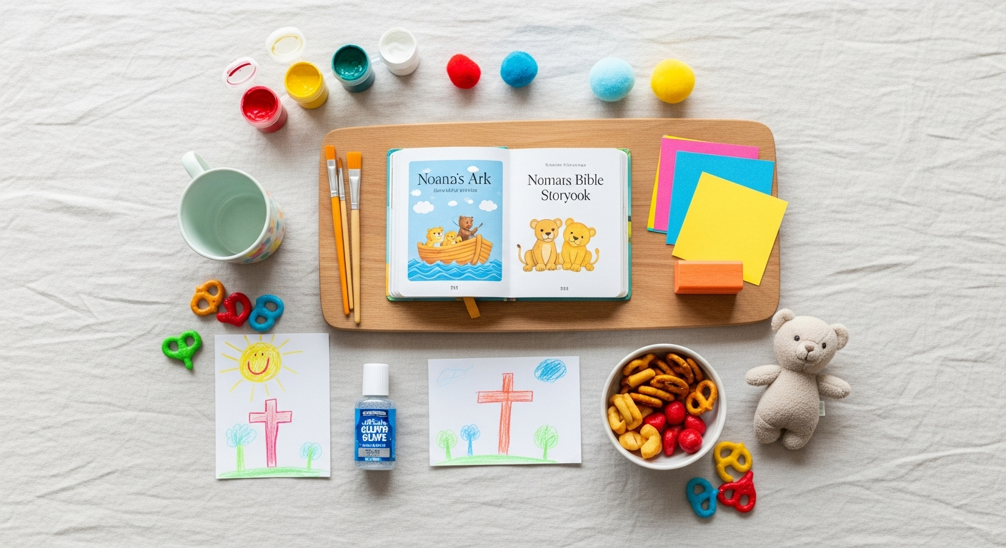 The ultimate guide to vacation bible school for toddlers illustration