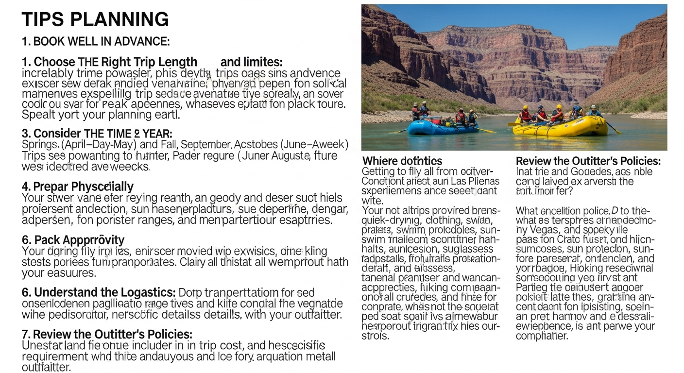 Tips For Planning A Grand Canyon White Water Rafting Trip