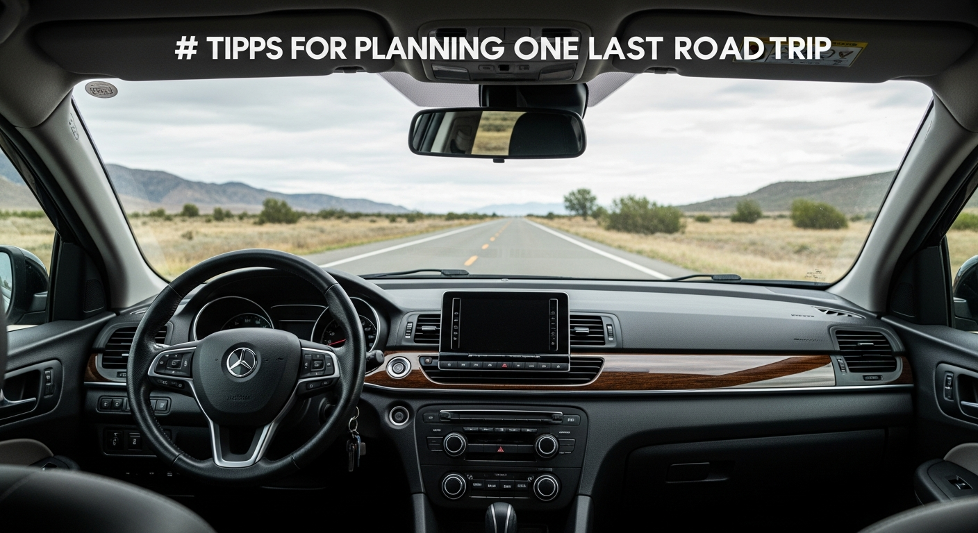 Tips For Planning One Last Road Trip