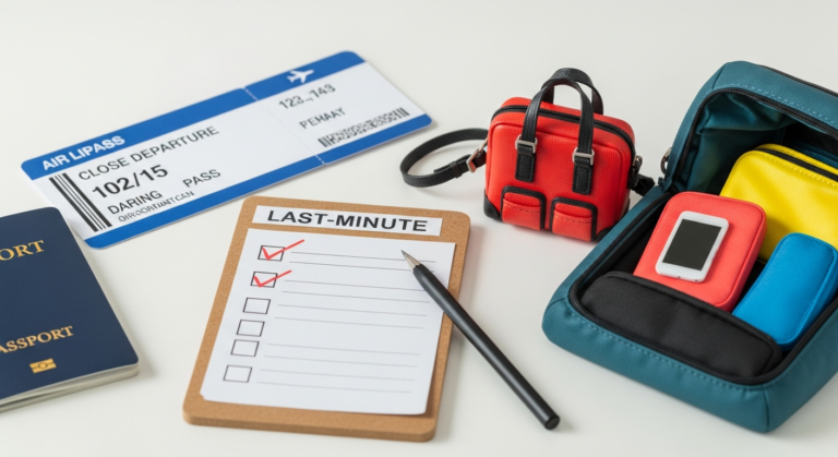 how to plan last minute vacation