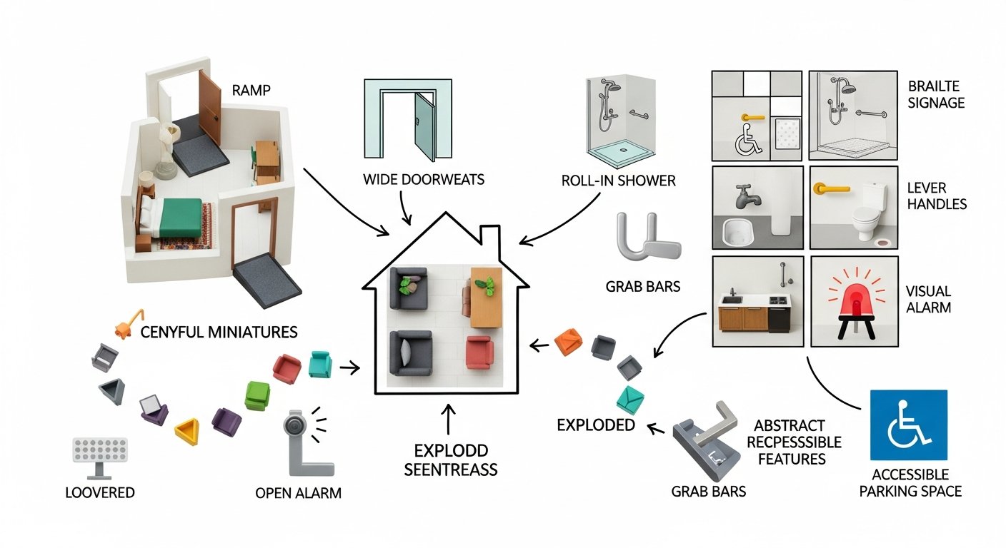 ensuring barrier-free outdoor environments — accessible vacation rental features