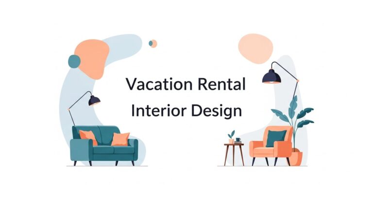 vacation rental interior design — featured illustration