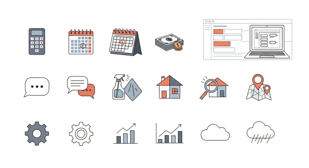 vacation rental property management software — featured illustration