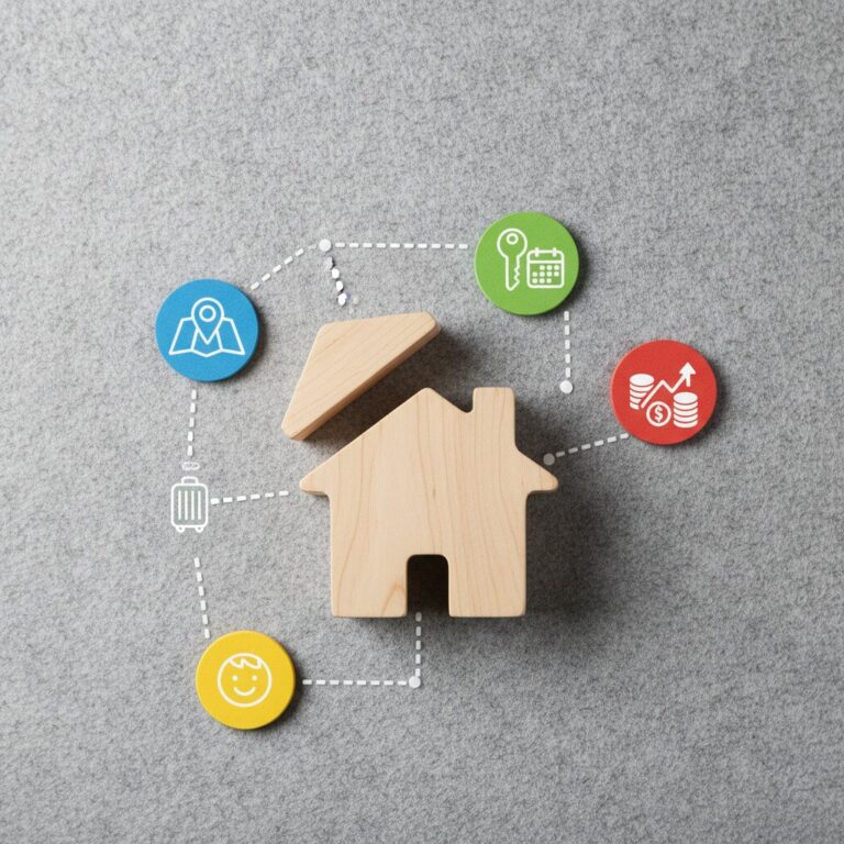 Airbnb vacation rentals, travel trip planning process, and online accommodation booking platform
