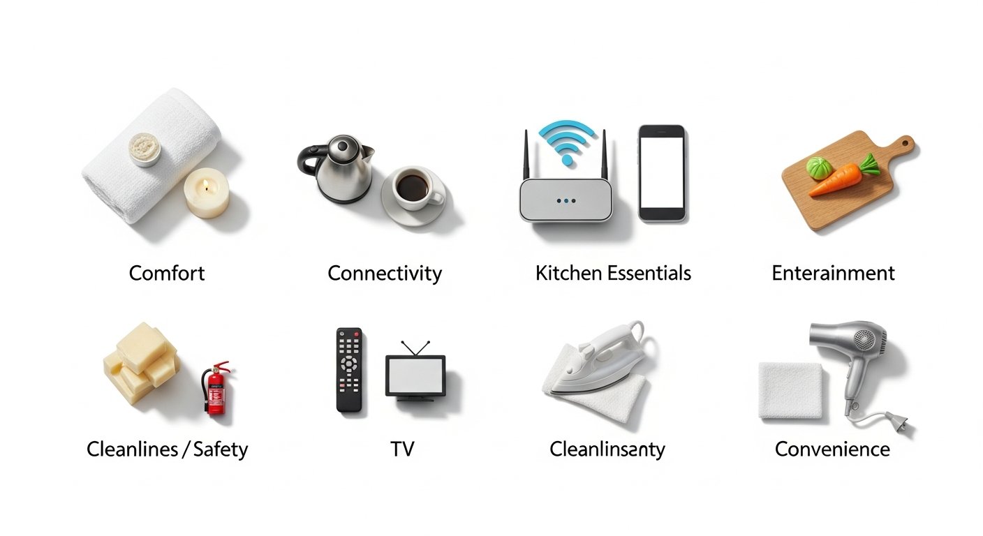 2. the core bathroom and hygiene taxonomies — vacation rental amenities checklist