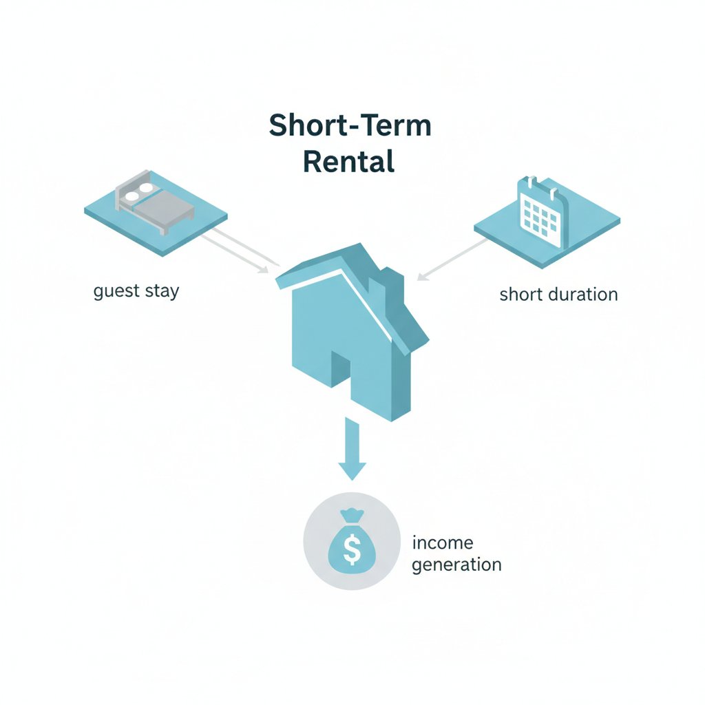 what is a short term rental - infographic 4 illustration